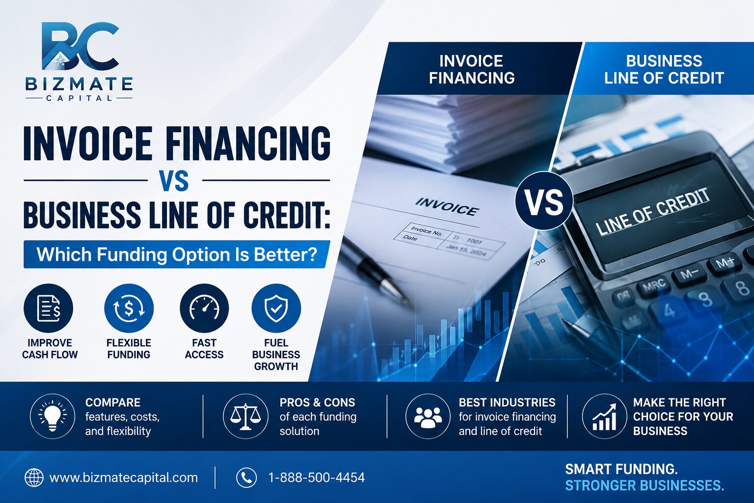 Invoice financing vs business line of credit